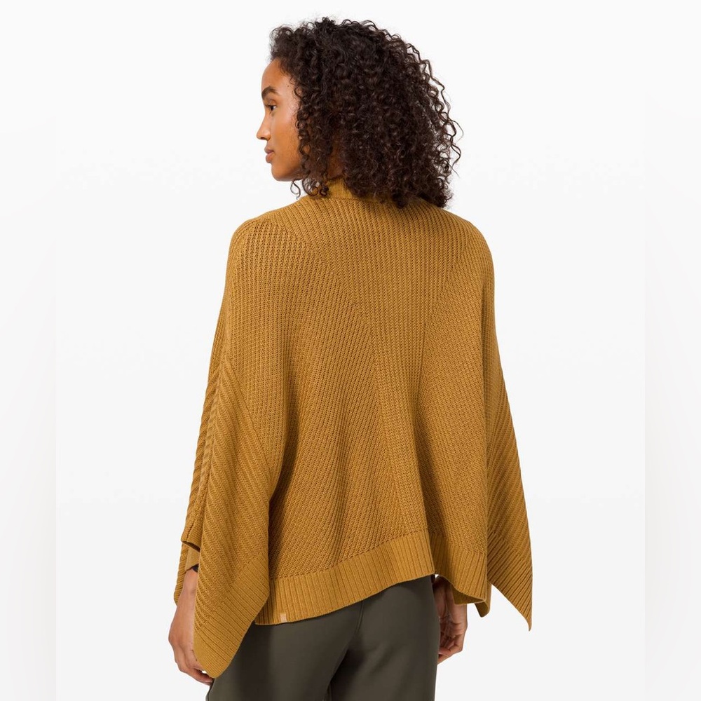 NWOT Lululemon Softer Still Wrap Sweater Brown Size M/L - Picture 4 of 16